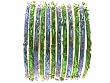 Beachcombers! Ethnic Glass Indian Wedding Bridal Bollywood Bangles Belly Dance Bracelets Set