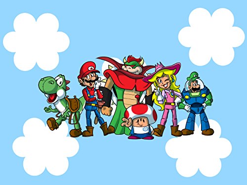 “Plumbing Story Group” Funny Video Game & Children’s Cartoon Movie Parody 24×18 – Vinyl Print Poster