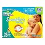 Pampers Swaddlers, Size 2-3 (14-22 Lbs), Economy Plus Pack, 152 Swaddlers