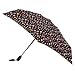 Automatic 4-Fold Compact Umbrella - Black/ Dots