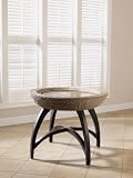 Review Powell Company 965-417 / Powell Company 965-417 Carmel Mahogany/Seagrass Dining Table 37-in.