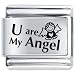 Buddhist Bracelet Angel Italian Charm Bracelet title=