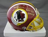 Joe Theismann Washington Redskins NFL Hand Signed Mini Football Helmet with SB Champs Inscription