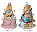Tumbleweed Babies 1080304 Winnie the Pooh 4 Tier Diaper Cake