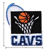 Cleveland Cavaliers Logo 2 Embroidered Iron on Patches Free Shipping From Thailand
