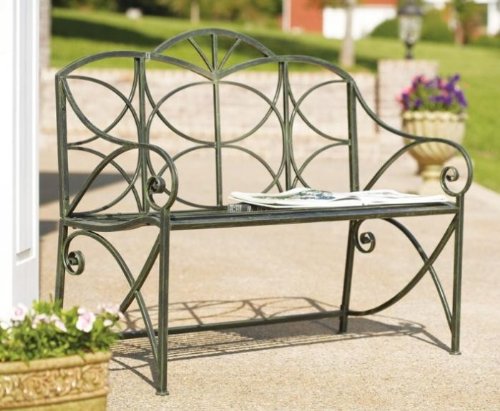 Midwest CBK Moss Green Garden Bench