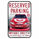 NASCAR Juan Pablo Montoya  11-by-17 inch Locker Room Sign
