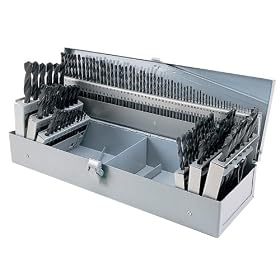 Steelex D1137 HSS Drill Bit Set in Steel Index, 115-Piece