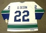 DANIEL SEDIN Vancouver Canucks 1970's CCM Vintage Throwback Away NHL Hockey Jersey