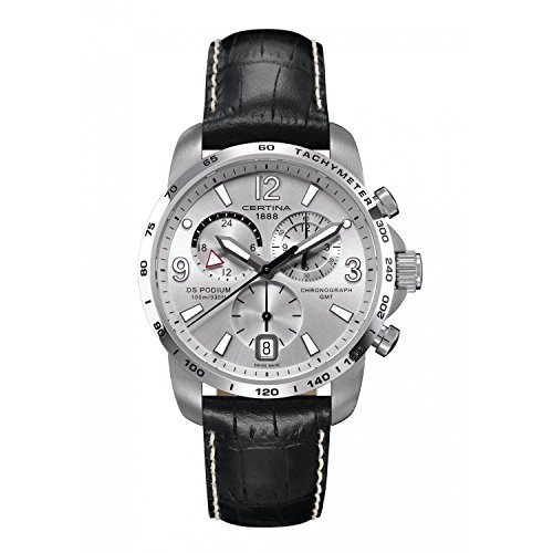 Certina Herren-Armbanduhr XL Chronograph Quarz Leder C001.639.16.037.00