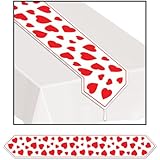 Printed Heart Table Runner Party Accessory (1 count) (1/Pkg)