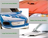 Auto Ventshade Hood Scoops - Truck Cowl Induction