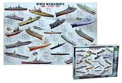 World War II Warships Jigsaw Puzzle - 1,000 pieces