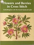 Flowers and berries in cross stitch