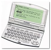 CANON wordtank IDF-2200E (5�R���e���c, �p�ꃂ�f��, �R���p�N�g�T�C�Y)