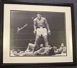Muhammad Ali, Muhammad Ali Over Sonny Liston, Autographed Framed 16 X 20 Photograph