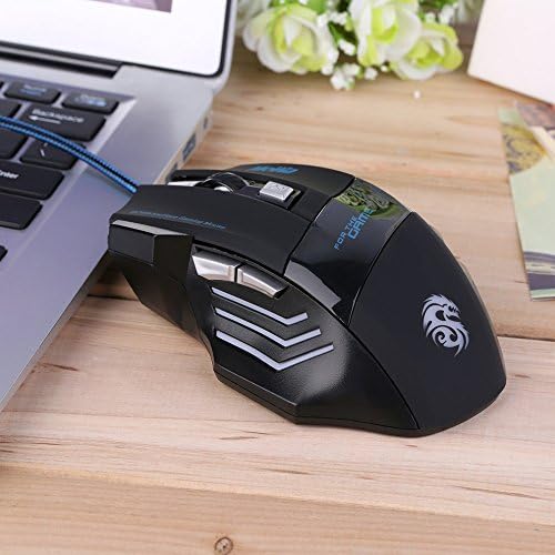 800 to 2400DPI adjustable 5 Button Optical USB Wired Professional Gaming Mouse Mice