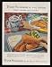 1962 Swanson Fried Chicken TV Dinner Print Ad (13133)