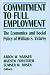 Check out Commitment to Full Employment: The Economics and Social Policy of William S. Vickrey (Columbia University Seminar Series)