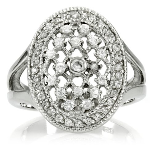Inspired by Twilight Engagement Ring: Bella's Wedding Ring - Silver - 8