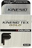 Kinesio Tex Gold Finger Print Tape, Black