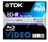 TDK ベアタイプ 録画用ブルーレイディスク 25GB 1回録画用(追記型) 1枚 BDV-R25S