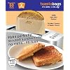 Toastabags Two Reusable Non-Stick Sandwich/Snack "In Toaster" Grilling Bags