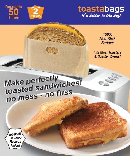 Toastabags Two Reusable Non-Stick Sandwich/Snack 