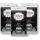 Thermoweb Glitter Dust Photo Corners Silver - 3 PACK