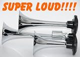 Assured Performance Super Loud Triple Trumpet Train Air Horn 140db-NEW