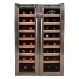 Vinotemp 32-Bottle Dual Zone Wine Cooler