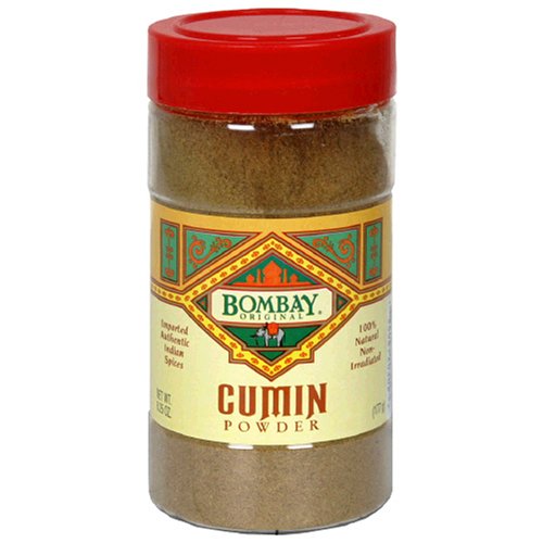 Bombay Foods Cumin Powder, 6.25-Ounce Jars (Pack of 6)