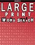 Large Print Word Search Book