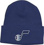 Utah Jazz Navy Basic Logo Cuffed Knit Hat
