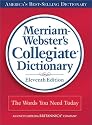 Merriam-Webster's Collegiate Dictionary, 11th Edition (Red Kivar Binding with Jacket)