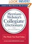 Merriam-Webster's Collegiate Dictionary, 11th Edition (Red Kivar Binding with Jacket)