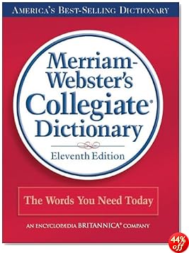 Merriam-Webster's Collegiate Dictionary, 11th Edition (Red Kivar Binding with Jacket)