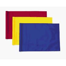 Tube-Style Solid-Color Golf Flags Set - Set of 9