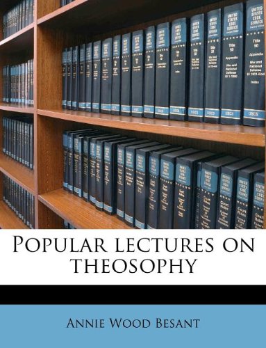 Popular lectures on theosophy124922487X