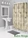Retro Rings Shower Curtain