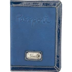 Fossil Travel - Passport (Color: Blue)