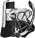 US Divers Admiral LX Island DryTrek Snorkel Set2012,Black,Large