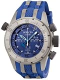Invicta Men's Specialty Swiss Made Chronograph Titanium Case Blue Polyurethane Strap Watch 0230