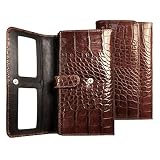 Jack Georges Croco Collection Womens Clutch