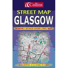 Glasgow Colour Street Map