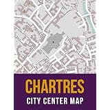 Chartres, France City Center Street Map
