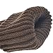 BCP 8pcs Brown Color Knitting Wool Furniture Socks/ Chair Leg Floor Protector--XL Size