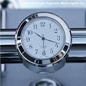 The Original Handlebar Clock for 1" Bars - White Face