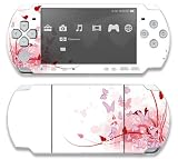 Pink Butterfly Fantasy Decorative Protector Skin Decal Sticker for Sony Pla ....