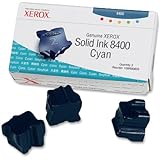 Xerox 108R00605 Cyan Solid Ink (3 Sticks, Phaser 8400-Series Printers)